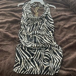 Selé Zebra print top size XL
